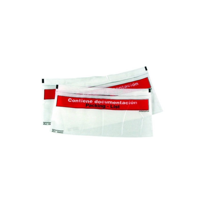 CAJA DE 1.000 SOBRES PACKING LIST A5/C5-225X160 MM TEXTO IMPRESO S2850 F