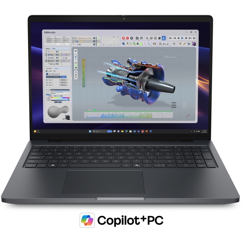 Pro Precision 5 16 PW516261 Copilot+ PC Intel Core Ultra 9 386H Porttil 40 6 cm (16") Full HD+ 64 GB LPDDR5x-SDRAM 1 TB SSD NVID