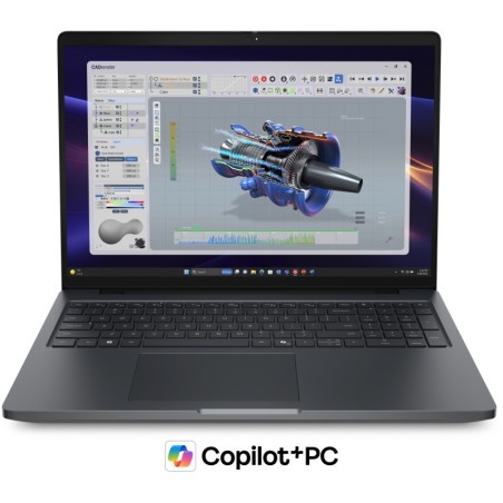 Pro Precision 5 16 PW516261 Copilot+ PC Intel Core Ultra 9 386H Porttil 40 6 cm (16") Full HD+ 64 GB LPDDR5x-SDRAM 1 TB SSD NVID