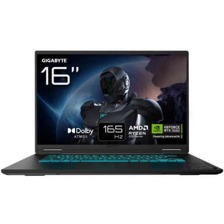 GAMING A16 Porttil  16"  165Hz WUXGA  Ryzen 7 260  RTX 5070  32GB DDR5 5200MHz  SSD Gen4 de 1TB  DOS  Garanta de 2 aos  Dolby At