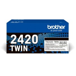 TN-2420TWIN cartucho de tner 2 pieza(s) Original
