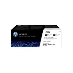 Pack de ahorro de 2 cartuchos de tner original LaserJet 83A negro