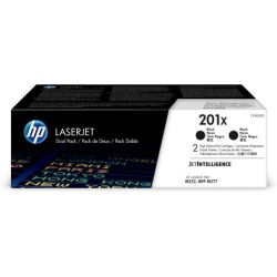 Paquete de 2 cartuchos de tner negro Originales LaserJet 201X de alta capacidad