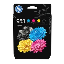Paquete de 4 cartuchos de tinta Original 953 negro/cian/magenta/amarillo