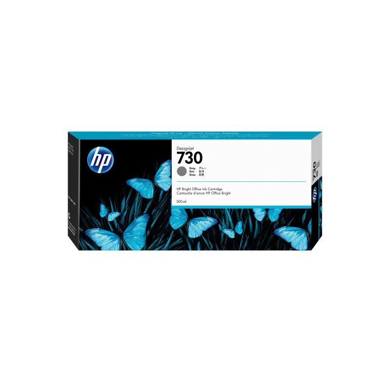 Cartucho de tinta DesignJet 730 gris de 300 ml