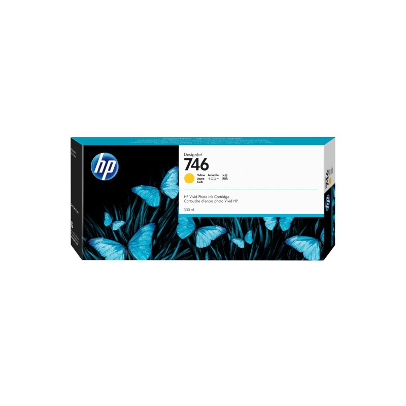 Cartucho de tinta amarilla DesignJet 746 de 300 ml
