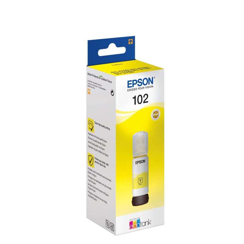 102 EcoTank Yellow ink bottle