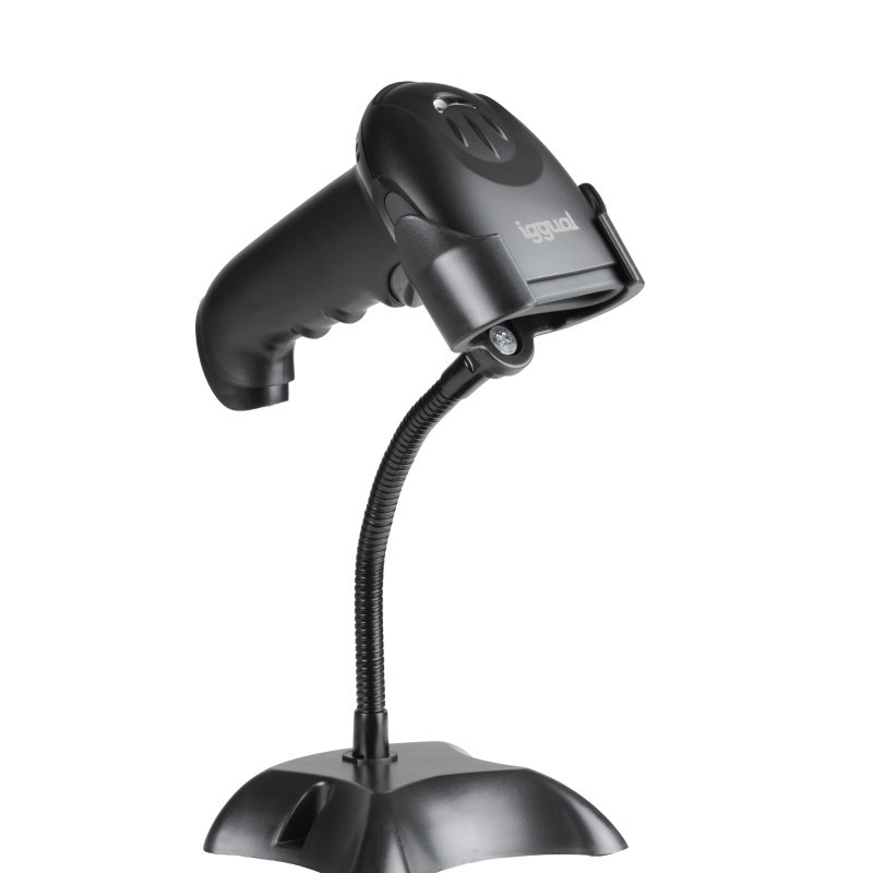 Lector cdigo barras 2D USB gatillo soporte