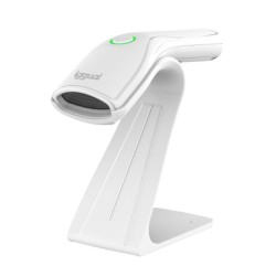 Lector cdigo barras 2D USB botn blanco