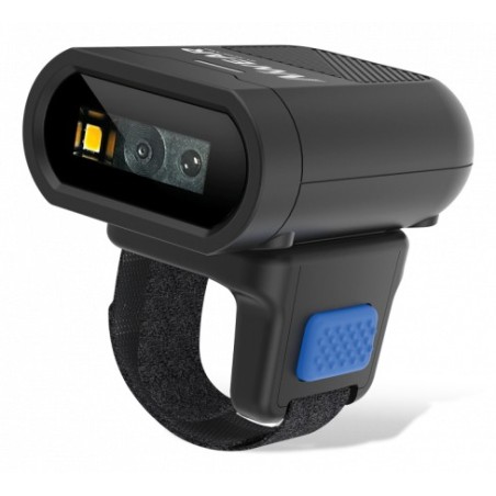 WD4 Ring Scanner Lector de cdigos de barras manos libres 1D/2D LED Negro