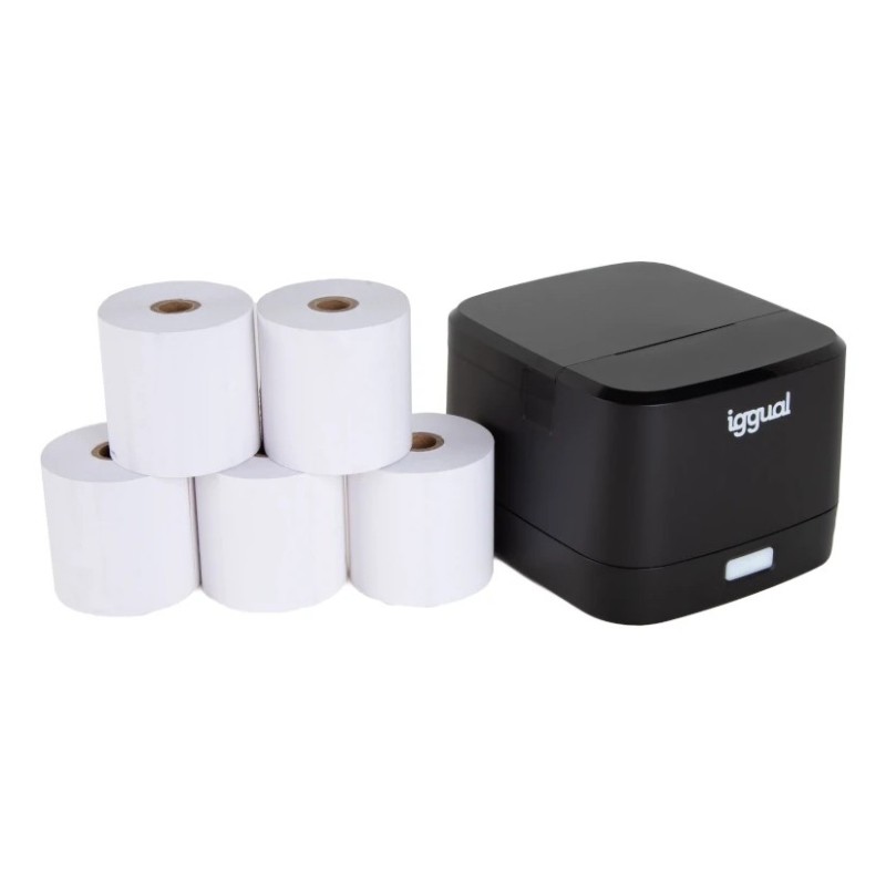 Kit impresora trmica TP EASY 58 + 5 rollos
