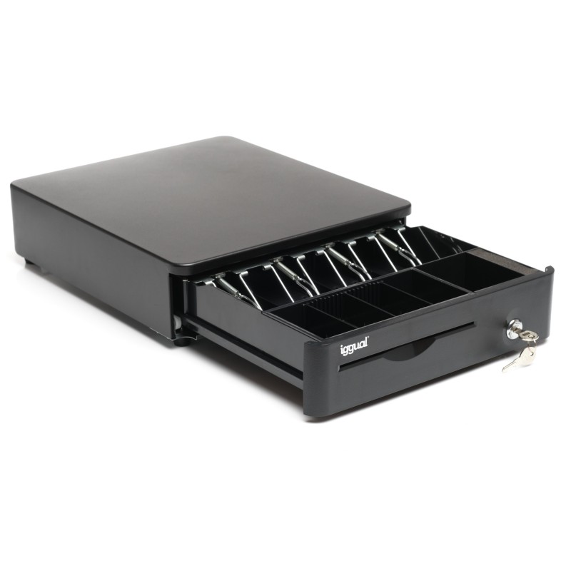 Cajn Portamonedas IRON-10R 38cm 4+5 negro