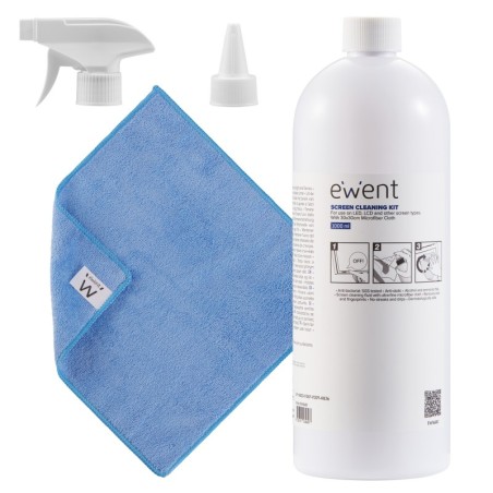 EW5680 kit de limpieza para computadora Pantallas / Plsticos  Universal Kit de limpieza para equipos 1000 ml