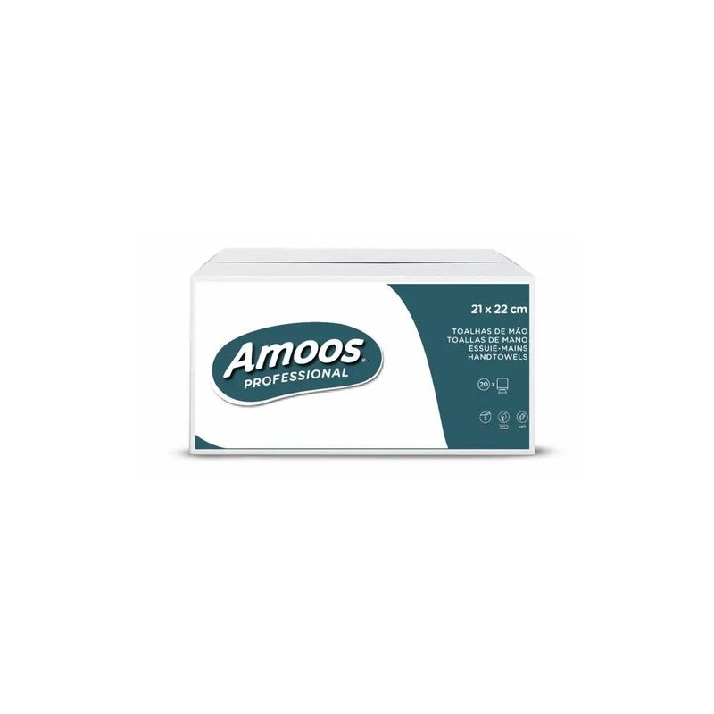 TOALLA SECAMANOS AMOOS PLEGADA PAQ.142