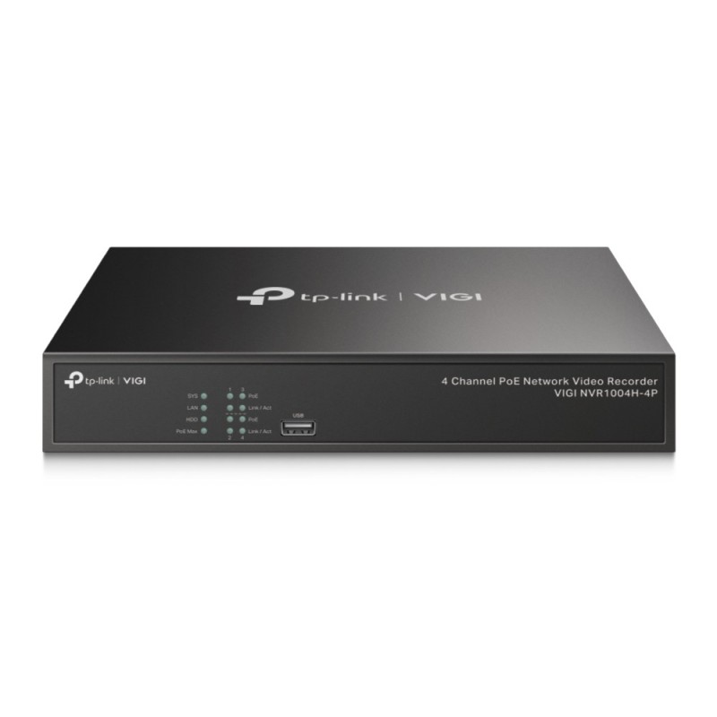 VIGI NVR1004H-4P Grabadore de vdeo en red (NVR) Negro