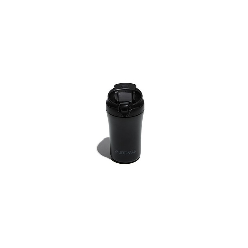 WBOTTLETH350BK taza de viaje 350 ml Negro Acero inoxidable
