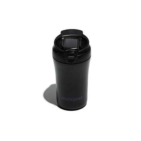 WBOTTLETH350BK taza de viaje 350 ml Negro Acero inoxidable