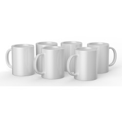 Blank tazn Blanco Universal 6 pieza(s)