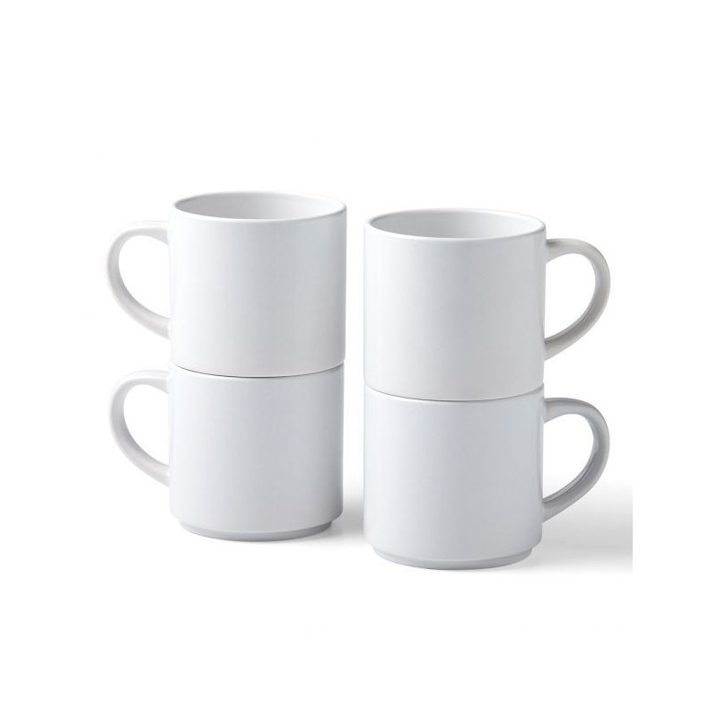 Stackable tazn Blanco Universal 4 pieza(s)