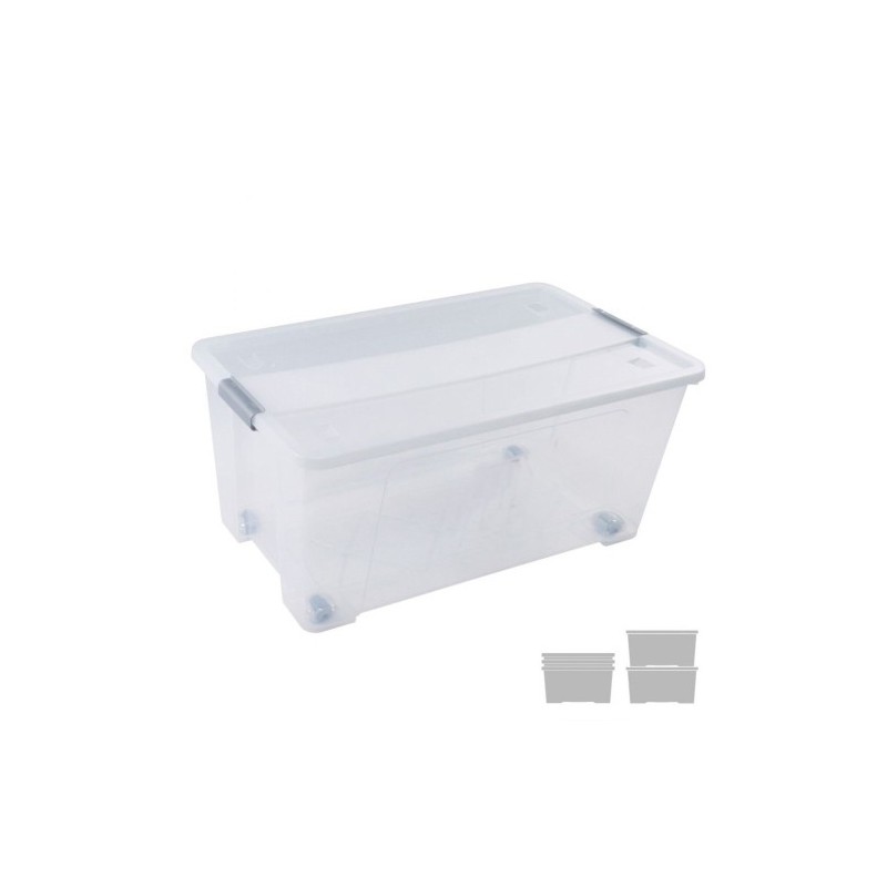 CAJA ALMA. ARCHIVO 2000 C/TAPA 61L 40X68X31CM TRAN
