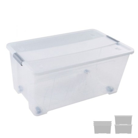 CAJA ALMA. ARCHIVO 2000 C/TAPA 61L 40X68X31CM TRAN