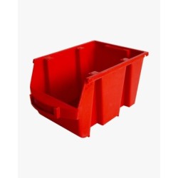 SPACY3R caja de almacenaje Bandeja de almacenamiento Rectangular Polipropileno (PP) Rojo