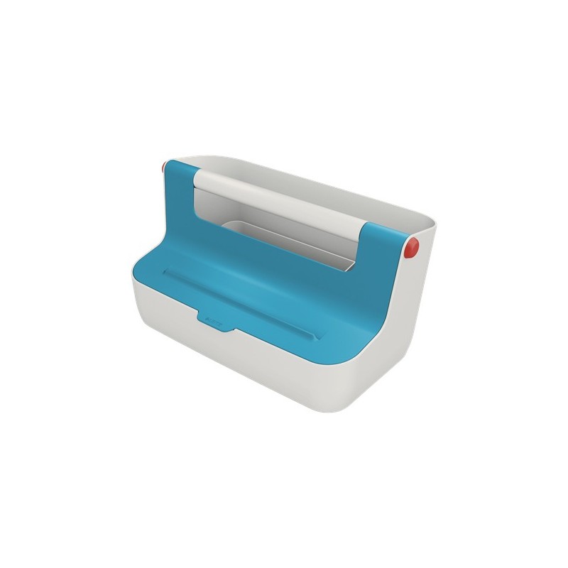 61250061 caja de almacenaje Rectangular Plstico Azul  Blanco