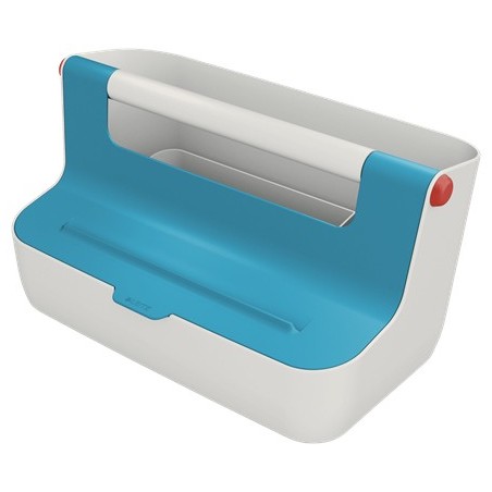61250061 caja de almacenaje Rectangular Plstico Azul  Blanco