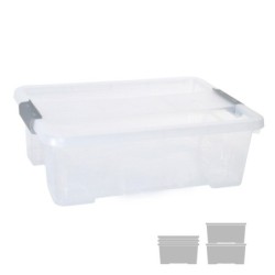 CAJA ALMA. ARCHIVO 2000 C/TAPA 10L 28X40X13CM TRAN