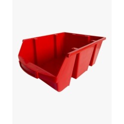 SPACY5R caja de almacenaje Cesta de almacenaje Rectangular Polipropileno (PP) Rojo