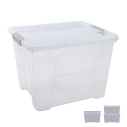 CAJA ALMA. ARCHIVO 2000 C/TAPA 32L 36X42X30CM TRAN