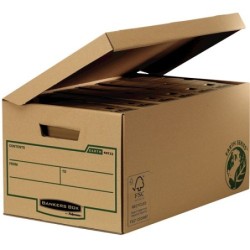 4472205 caja de almacenaje Negro  Marrn Rectangular Papel