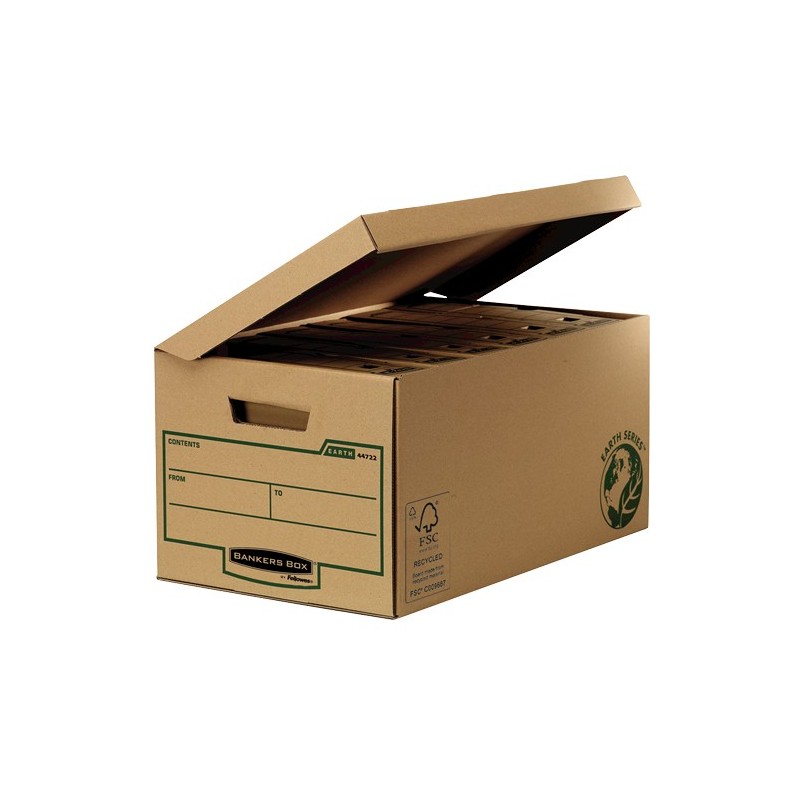 4472205 caja de almacenaje Negro  Marrn Rectangular Papel