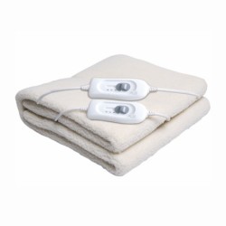 UB-140.004A manta elctrica y almohadilla 60 W Blanco Polister