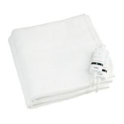 Denmark+ Manta elctrica 60 W Blanco Tela