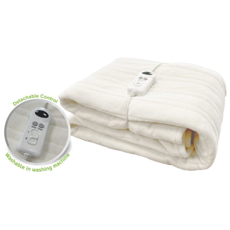 EB-180.002A manta elctrica y almohadilla 120 W Blanco Velln
