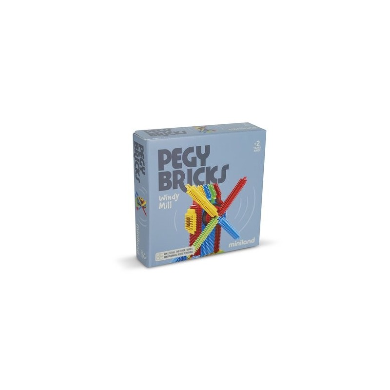 JUEGO MINILAND PEGY BRICKS: WINDY MILL