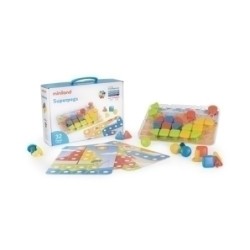 JUEGO ED.MINILAND SUPERPEGS (2-5 aos)