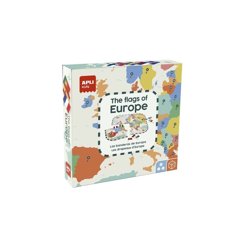 PUZZLE EDUCATIVO APLI BANDERAS EU