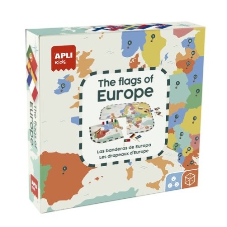 PUZZLE EDUCATIVO APLI BANDERAS EU
