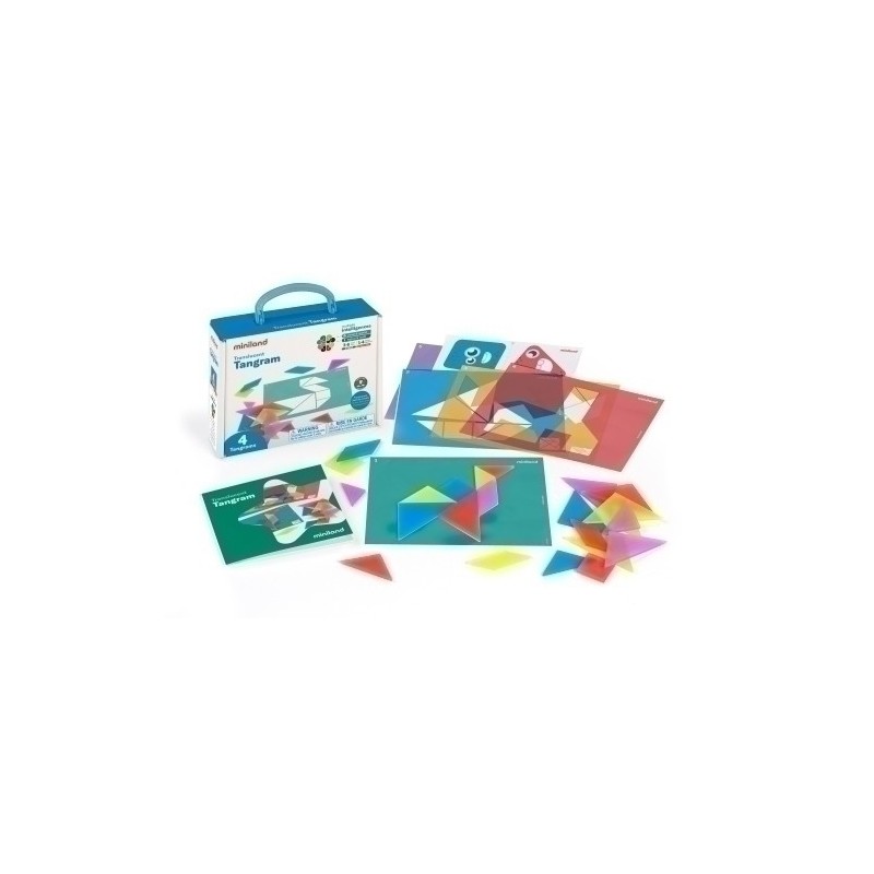 JUEGO ED.MINILAND TRANSLUCENT TANGRAM