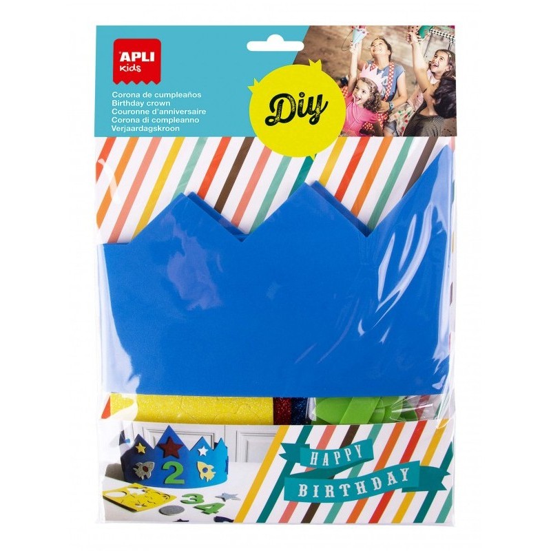Birthday crown blue