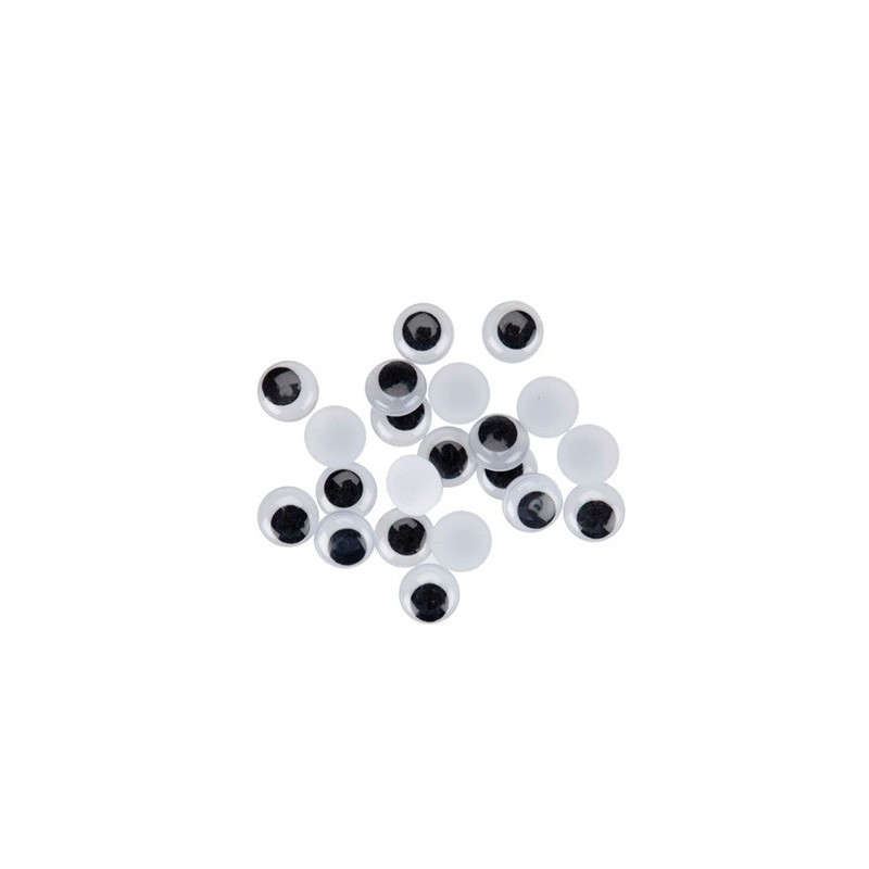 OJOS MOVILES SMART OVAL. 6 mm. PACK 80