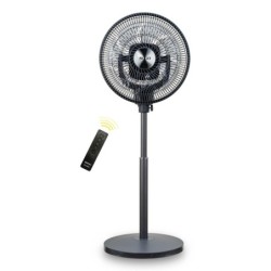 Ventilador Negro Base 360 Rdo. 16? 65w