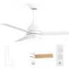 SKYECO-52 ventilador Blanco  Madera