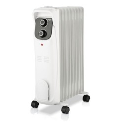 OH-009.006A calefactor elctrico Interior Negro  Blanco 2000 W Radiador de aceite elctrico