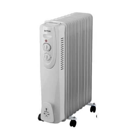 HTW-RAD92000F1 calefactor elctrico Interior Blanco 2000 W Radiador de aceite elctrico