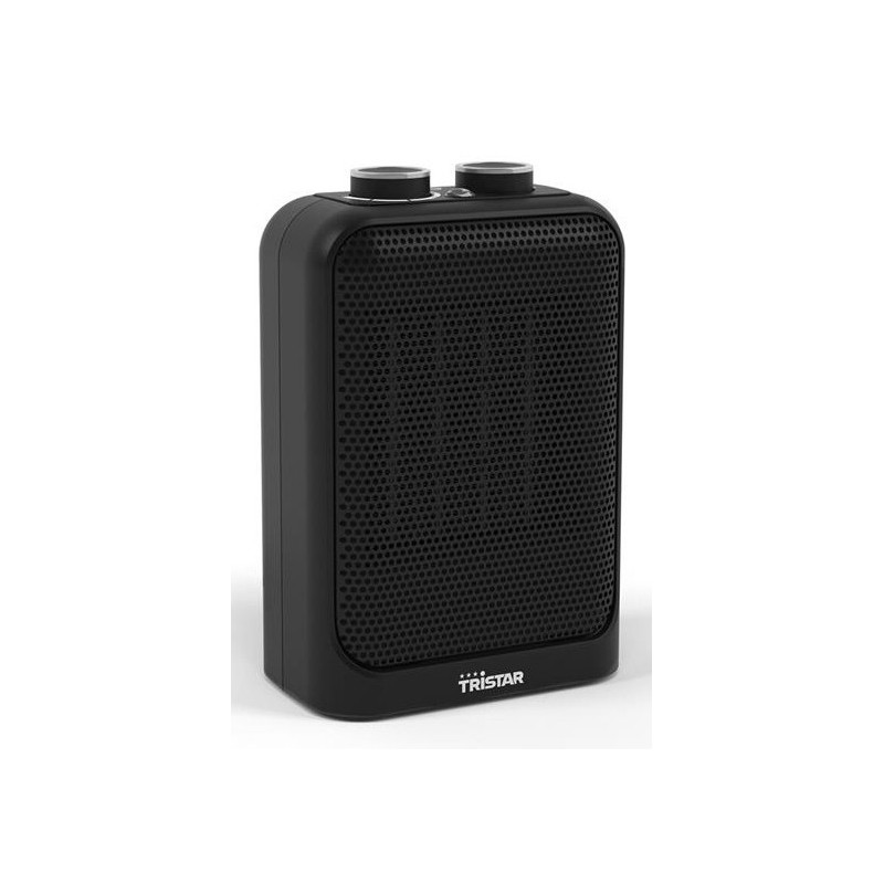 KA-5205 calefactor elctrico Interior Negro 1500 W Ventilador elctrico