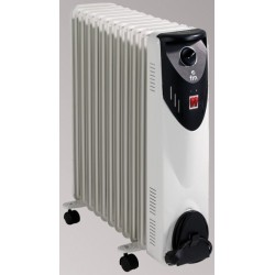RW-25 calefactor elctrico Negro  Gris 2500 W Radiador