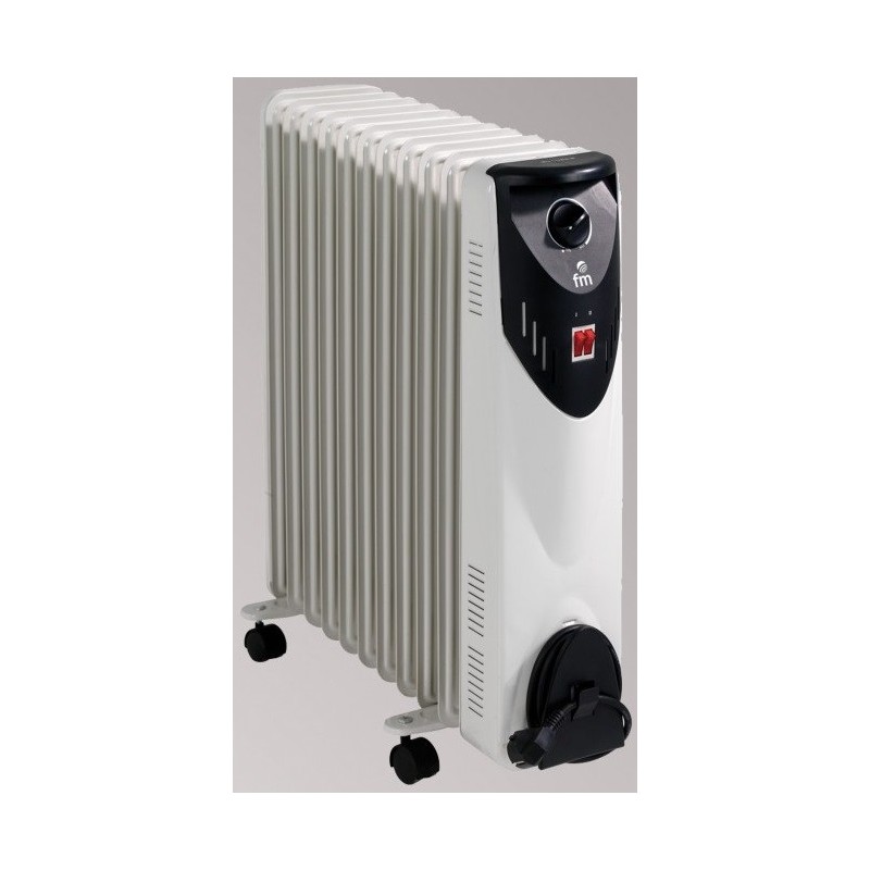 RW-25 calefactor elctrico Negro  Gris 2500 W Radiador
